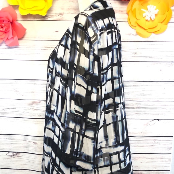 5x25🎁🎁🎁JM COLLECTION WOMEN LONG SLEEVE BLOUSE SIZE L - Picture 5 of 8